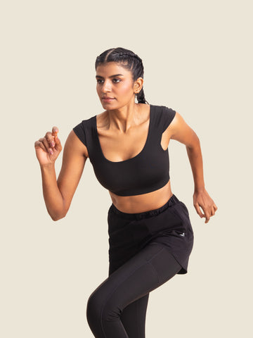 Grace Sports Bra (Coal)