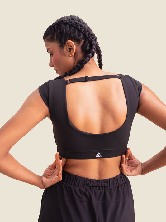 Grace Sports Bra (Coal)