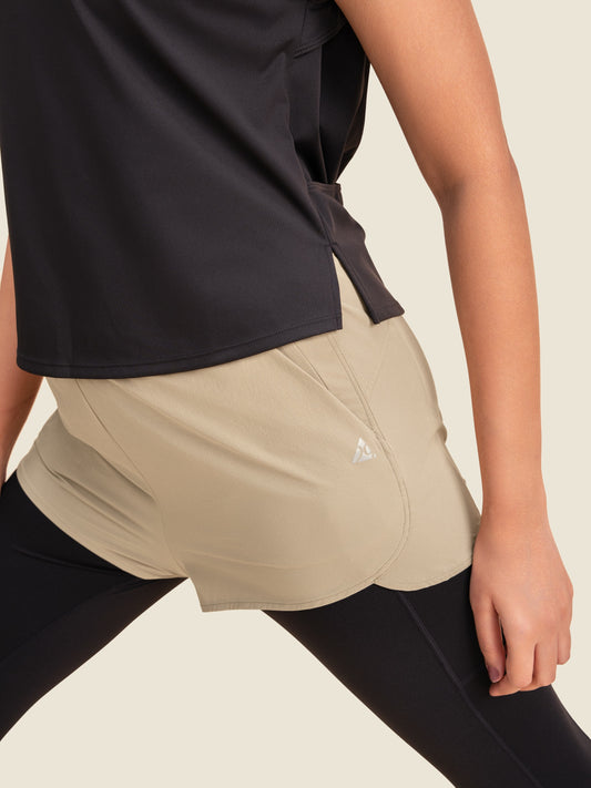 Hybrid Shorts with Leggings (Sand)