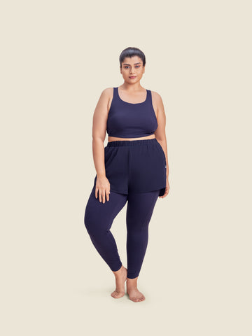 Luna Rise Sports Bra (Night Ocean)