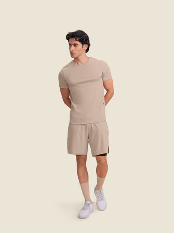 The Pocketed Tshirt (Sand)