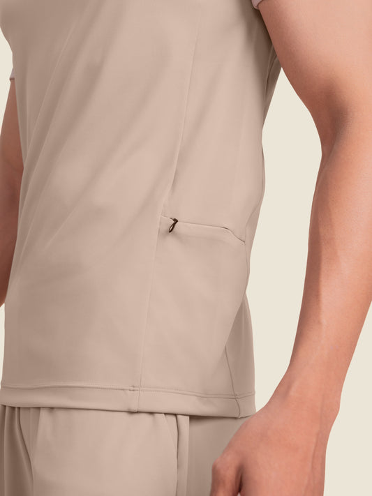 The Pocketed Tshirt (Sand)