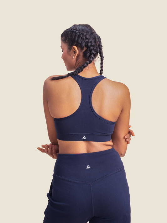Aera Cloud Sports Bra (Night Ocean)