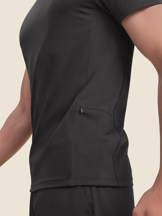 The Pocketed Tshirt (Coal)