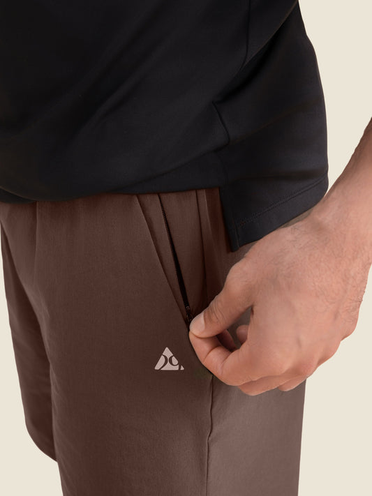 Hybrid Shorts with Leggings (Clay)