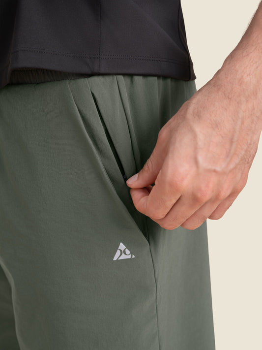 Hybrid Shorts with Leggings (Moss)