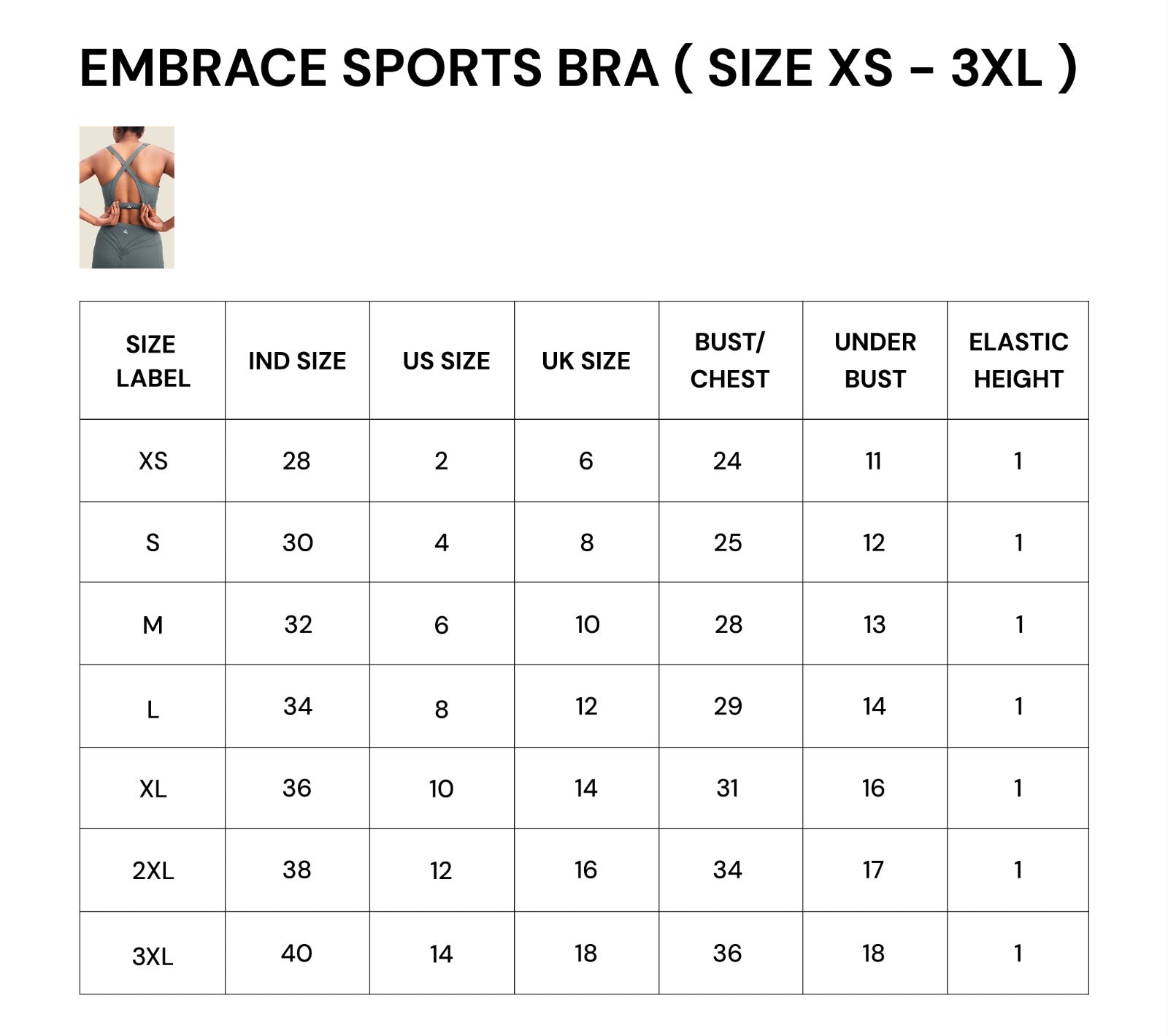 WOMEN EMBRACE SPORTS BRA